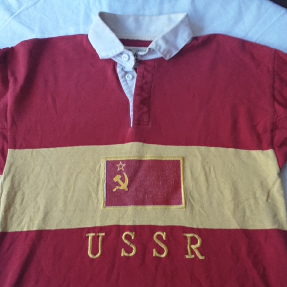 Vintage Long Sleeve Polo by Dehen - Picture 3 of 5